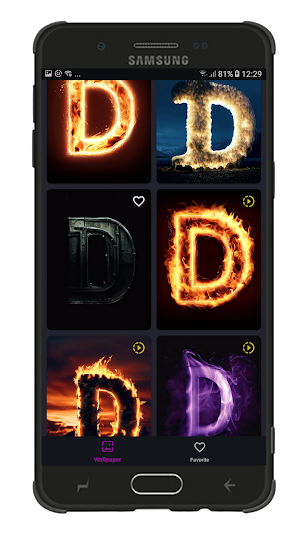 D letter hd wallpaper Screenshot 3