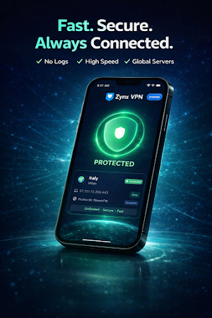 ZYNX vpn - fast, safe VPN Screenshot 2