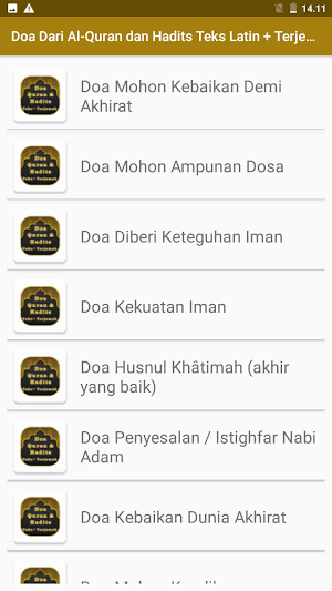 Doa Dari Quran Hadits Terjemah Screenshot 0