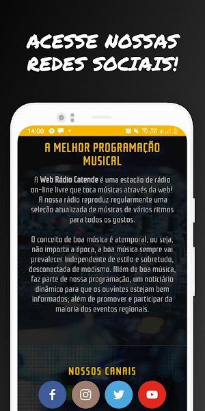 Web Rádio Catende Screenshot 2