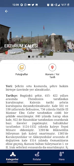 Rota Erzurum Screenshot 2