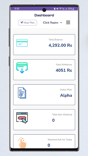 Click Rupee - Watch to Earn Screenshot 2