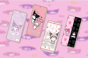 My Melody and Kuromi Wallpaper Screenshot 1