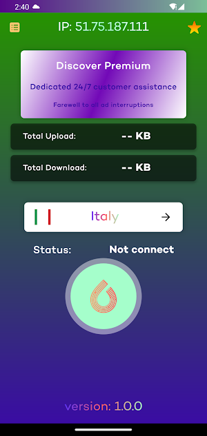 Glacier VPN: Ultra Shield IP Screenshot 1