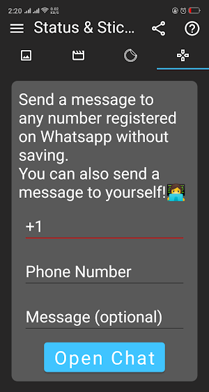Status & Sticker Saver Screenshot 1