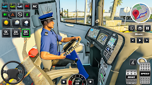 Modern Bus Driving 3D Game Screenshot 1