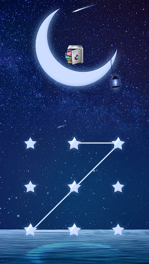 AppLock Live Theme Starlight Screenshot 0