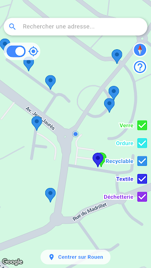 Poubelles Rouen Screenshot 1