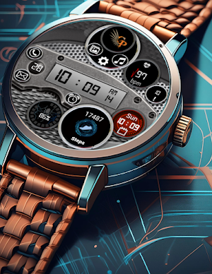 Gunner 01 Wear OS Watch Face Screenshot 1