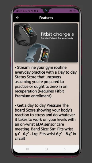 fitbit charge 5 bands guide Screenshot 1