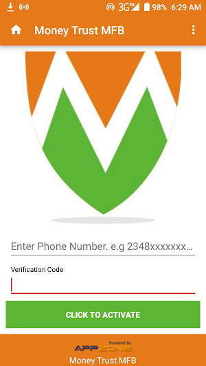 MONEYTRUST MFB MOBILE APP Screenshot 3