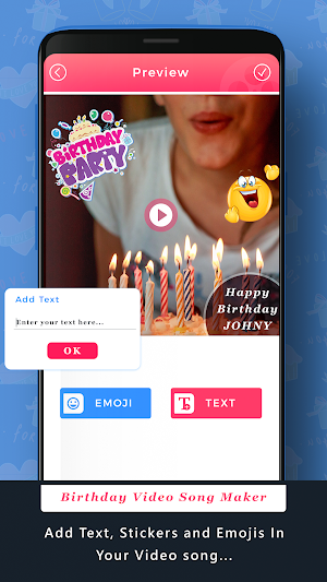 My Name Birthday Song With Pho Screenshot 2