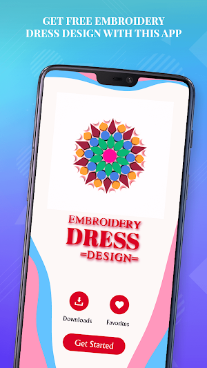 Embroidery Dress Design Screenshot 0