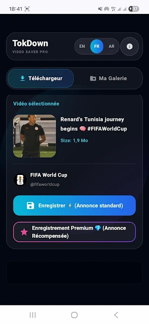 TokDown Screenshot 2