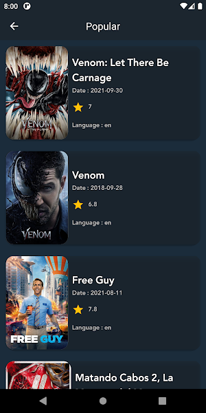 Movies Screenshot 1