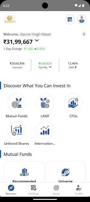VRIDHANOVA WEALTHTECH PVT.LTD Screenshot 0