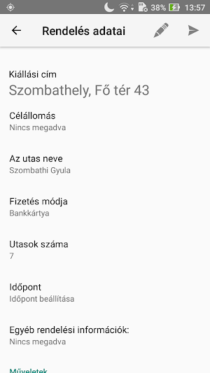 Rádió Szombathely Taxi Screenshot 2