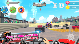 Monster Trucks Kids Race Game Screenshot 1