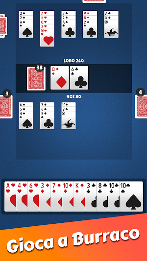 Burraco classico carte online Screenshot 0