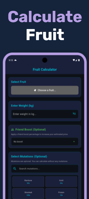 Grow a Garden Trade Calculator Screenshot 2