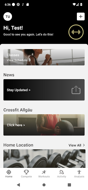 FITNESS Inform Screenshot 1