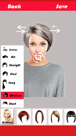 Change Hairstyle Deluxe Screenshot 3
