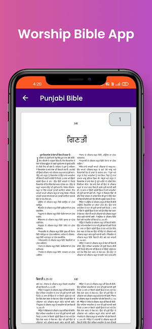 Punjabi Bible Offline Screenshot 1