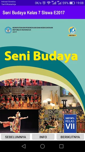 Seni Budaya Kelas 7 Siswa E2017 Screenshot 0