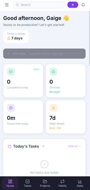 TaskForge Screenshot 0