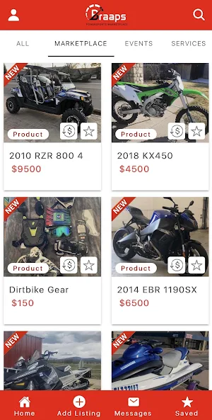 Braaps - Powersports Market Screenshot 1