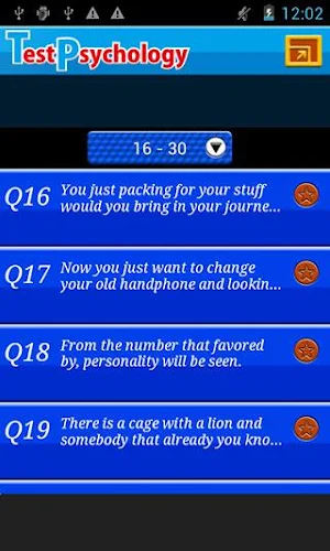 TEST PSYCHOLOGY Screenshot 2