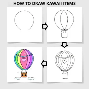 How To Draw Kawaii Items Screenshot 0