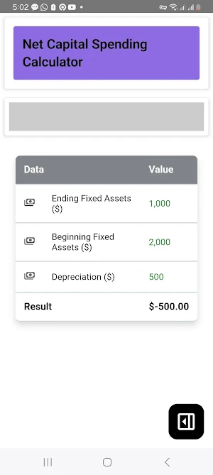 NCS Calculator Screenshot 1