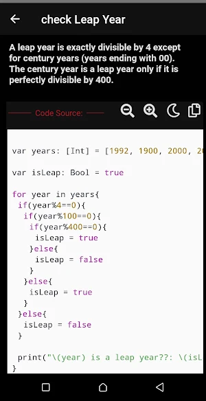 Swift exercises Screenshot 3