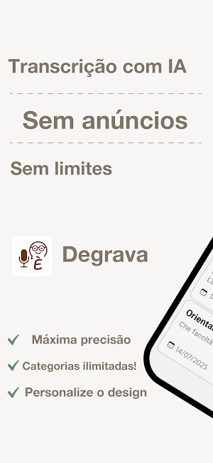 Degravar Áudio: Ata de Reunião Screenshot 0