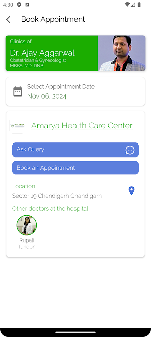 Amayra Healthcare Screenshot 1