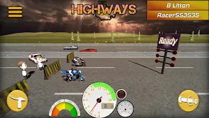 Drag Bikes 2 Wheelie Challenge motorbike edition Screenshot 2
