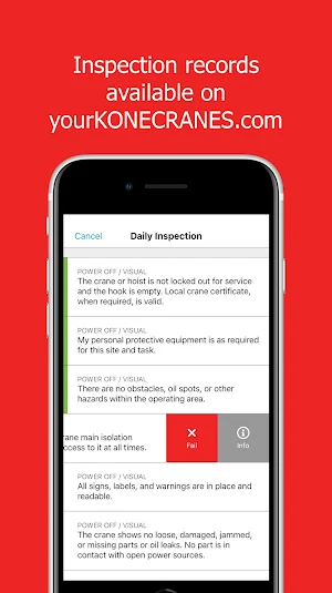 Konecranes CheckApp Screenshot 3
