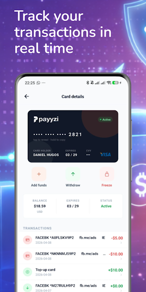 Payyzi Virtual Card Screenshot 3