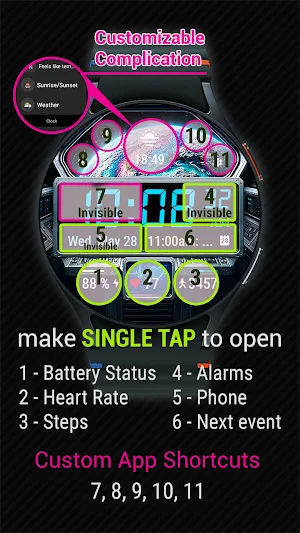 Space VF Watch Face Screenshot 3