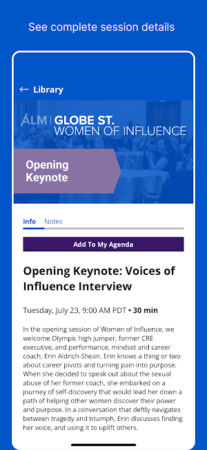 Women of Influence Screenshot 2