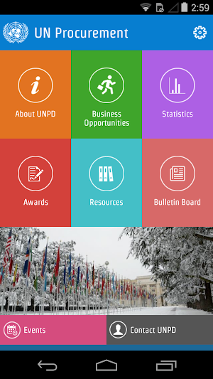 UN Procurement Screenshot 0