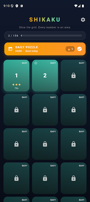 Shikaku - Rectangle Puzzle Screenshot 0