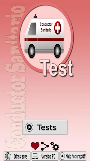TestOpos Conductor Sanitario Screenshot 0