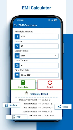 Loan EMI Calculator Screenshot 1