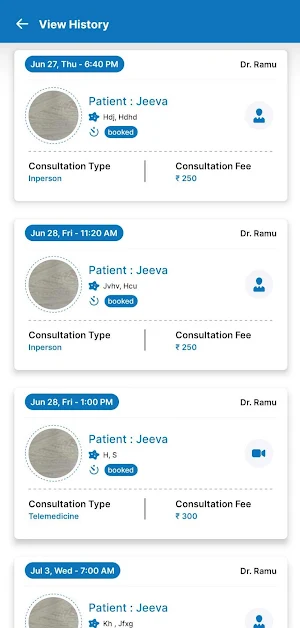 DocMotez Patient Screenshot 2