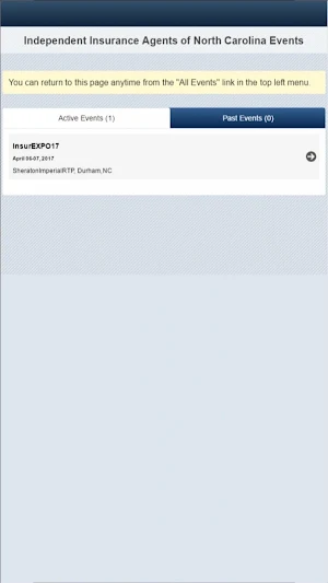 IIANC Conferences and Events Screenshot 0