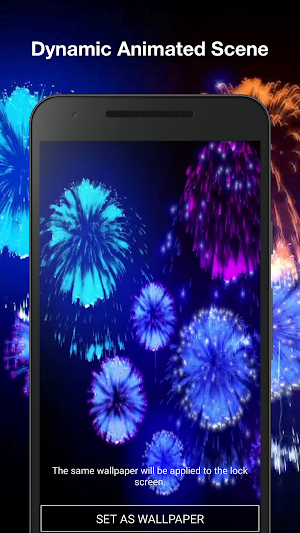 3D Fireworks Live Wallpaper Screenshot 1