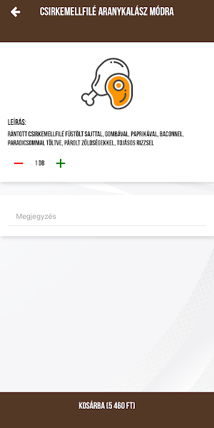 Aranykalász Étterem Screenshot 2