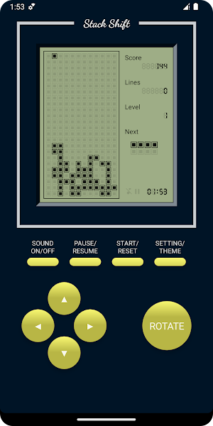 Stack Shift - Tetris Game Boy Screenshot 2